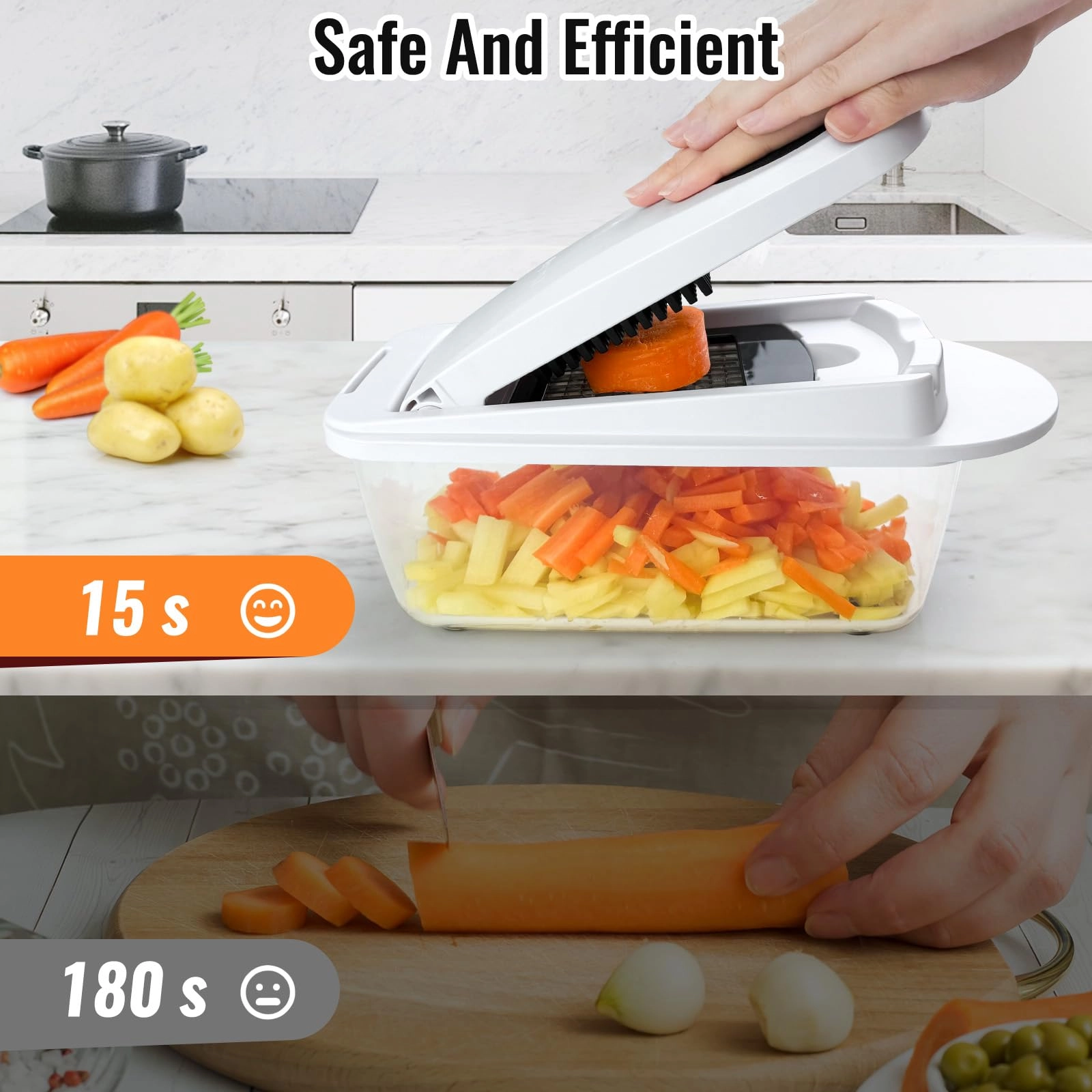 Vegetable Chopper - 17L 12 Blade