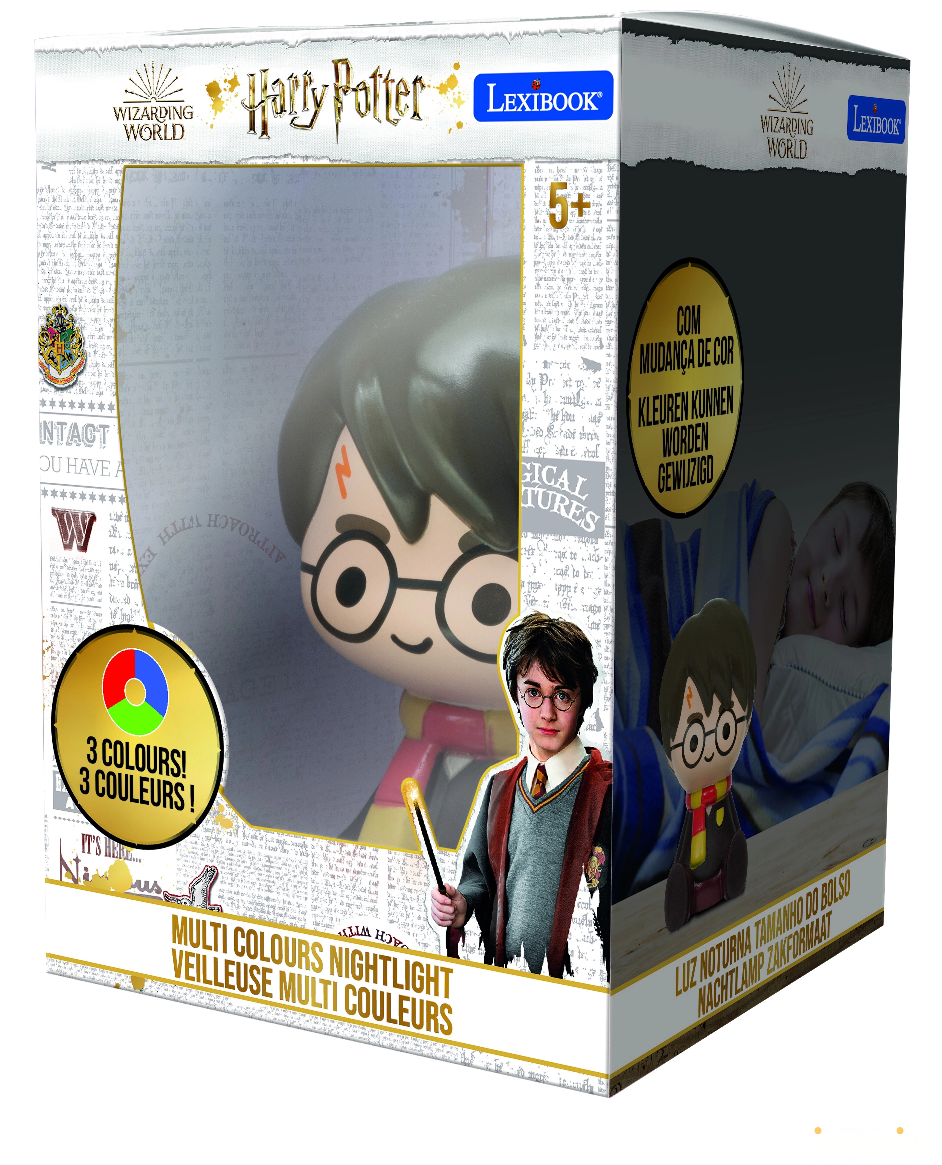 Harry Potter 3D Design Colour Change Pocket Night Light - 13cm