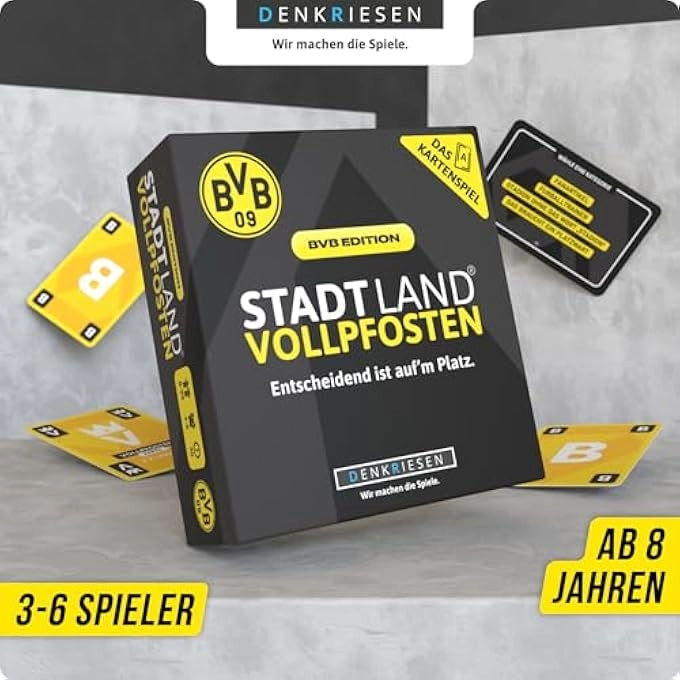STADT LAND VOLLPFOSTEN: Football Edition - Card Game