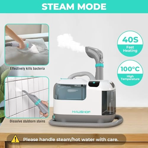 StainZapper Vapo - Cold Water Hot Water Steam 1200 watts