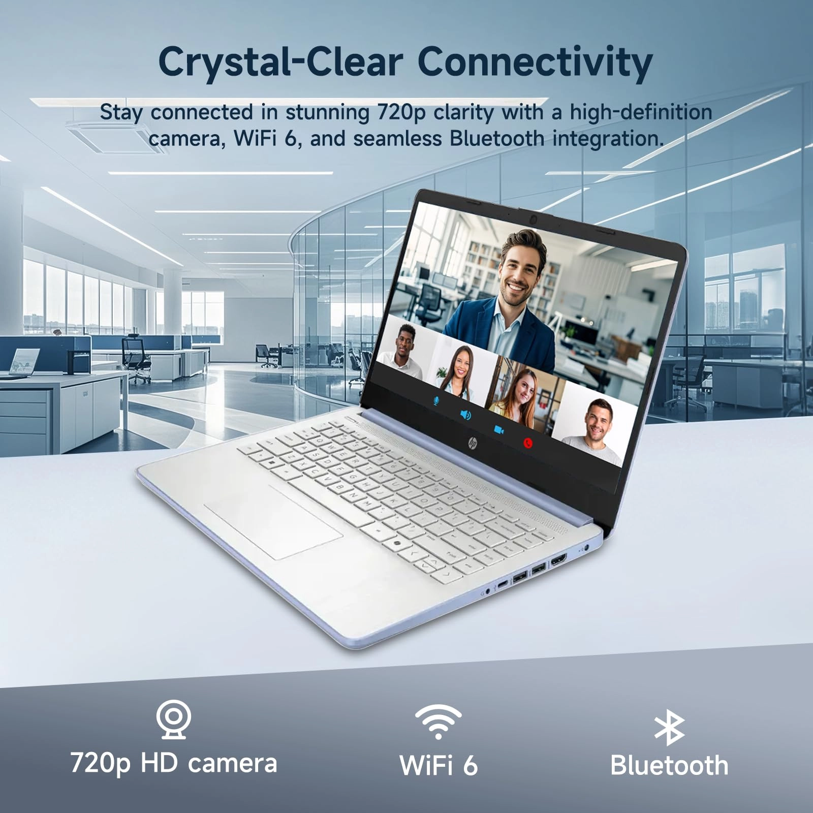 14 Laptop Computer Laptop 14-dq6011dx - 14'' N150 16GB DDR4 128GB UFS + 256GB MSD Card