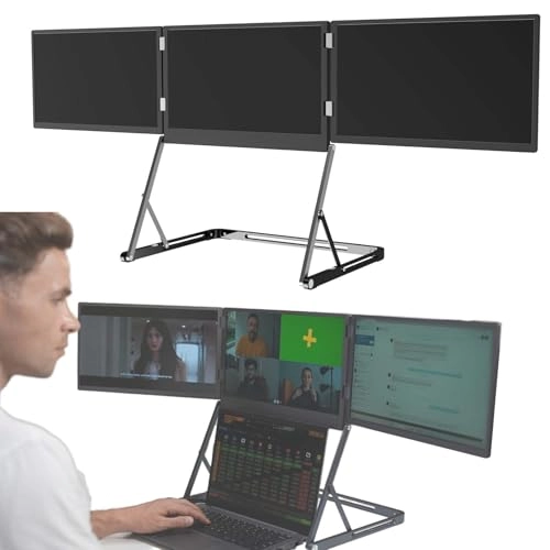 Foldable Triple Portable Monitor - 1920x1080 15.6" x3