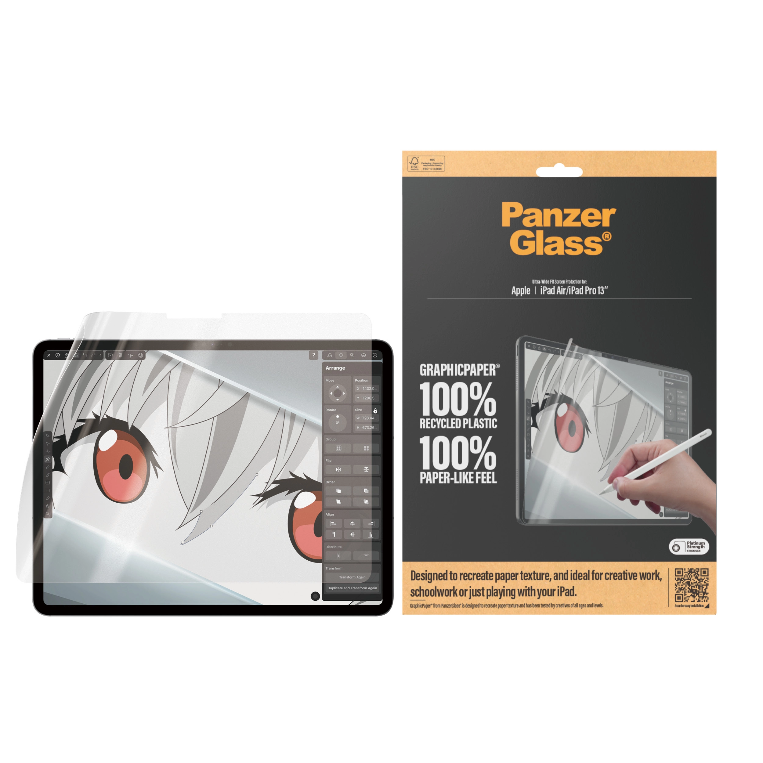 Ultra-Wide Screen Protector for iPad Air 13