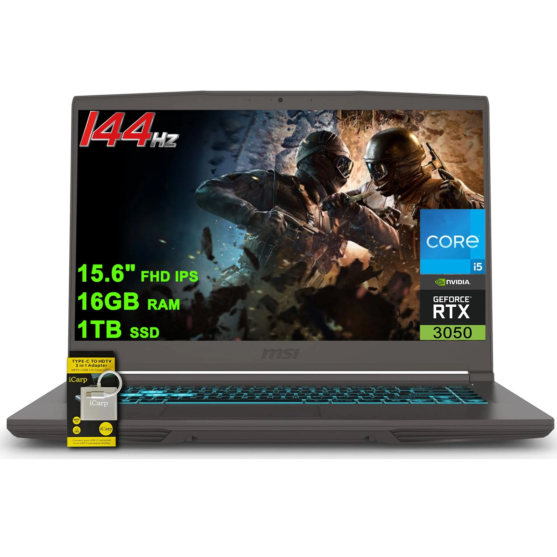 Thin 15 Thin 15 - 15.6'' Core i5-12450H 32GB DDR4 1TB SSD