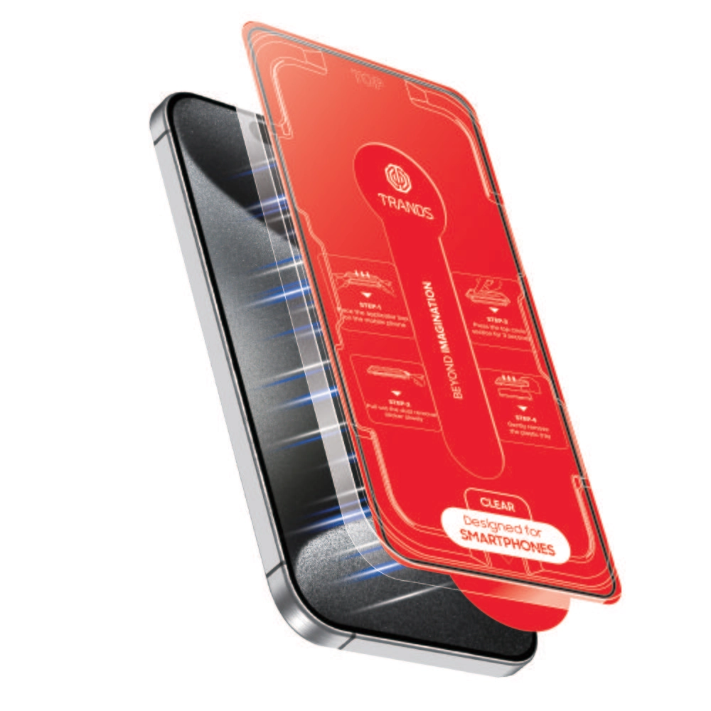 Trands 5D Premium Tempered Glass Screen Protector for iPhone 17 Pro Max