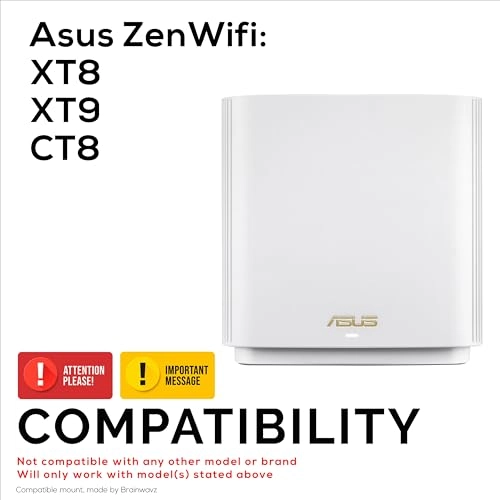 Adhesive Wall Mount - Asus ZenWifi XT8, XT9 & CT8
