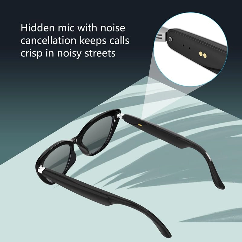 Smart Audio Cat Eye Glasses - Noise Cancelling Wireless Connectivity