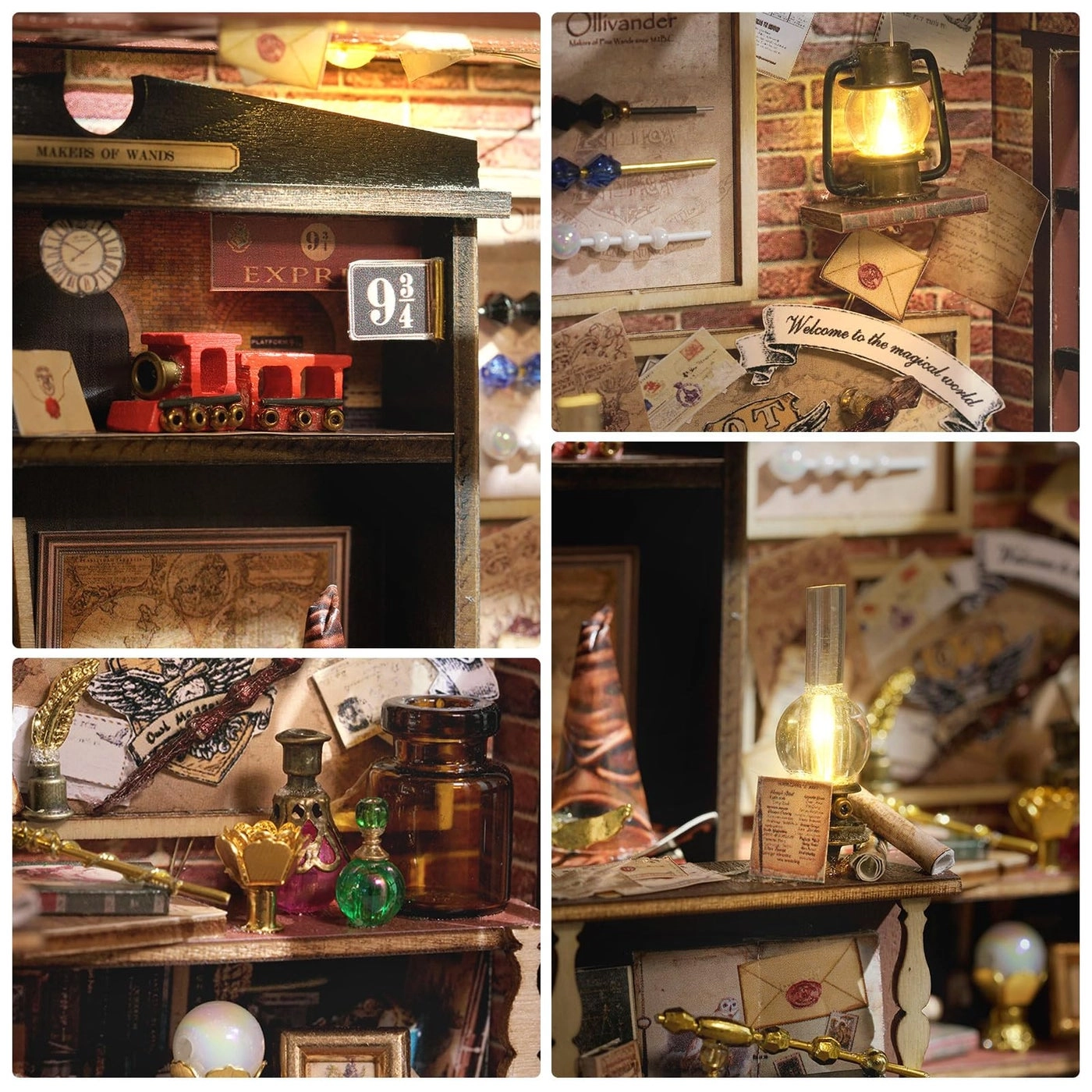 DIY Miniature Dollhouse Kit - Tiny House 1:24