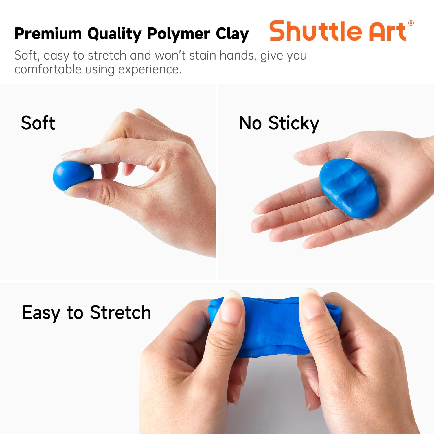 Polymer Clay - 60 pieces