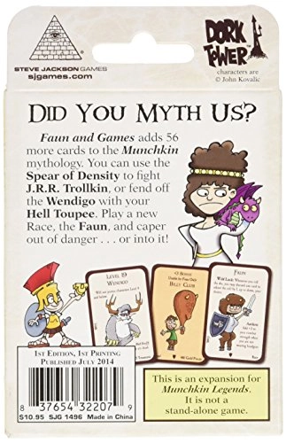 Munchkin Legends 2: Faun and Games - Card Game (Expansion)
