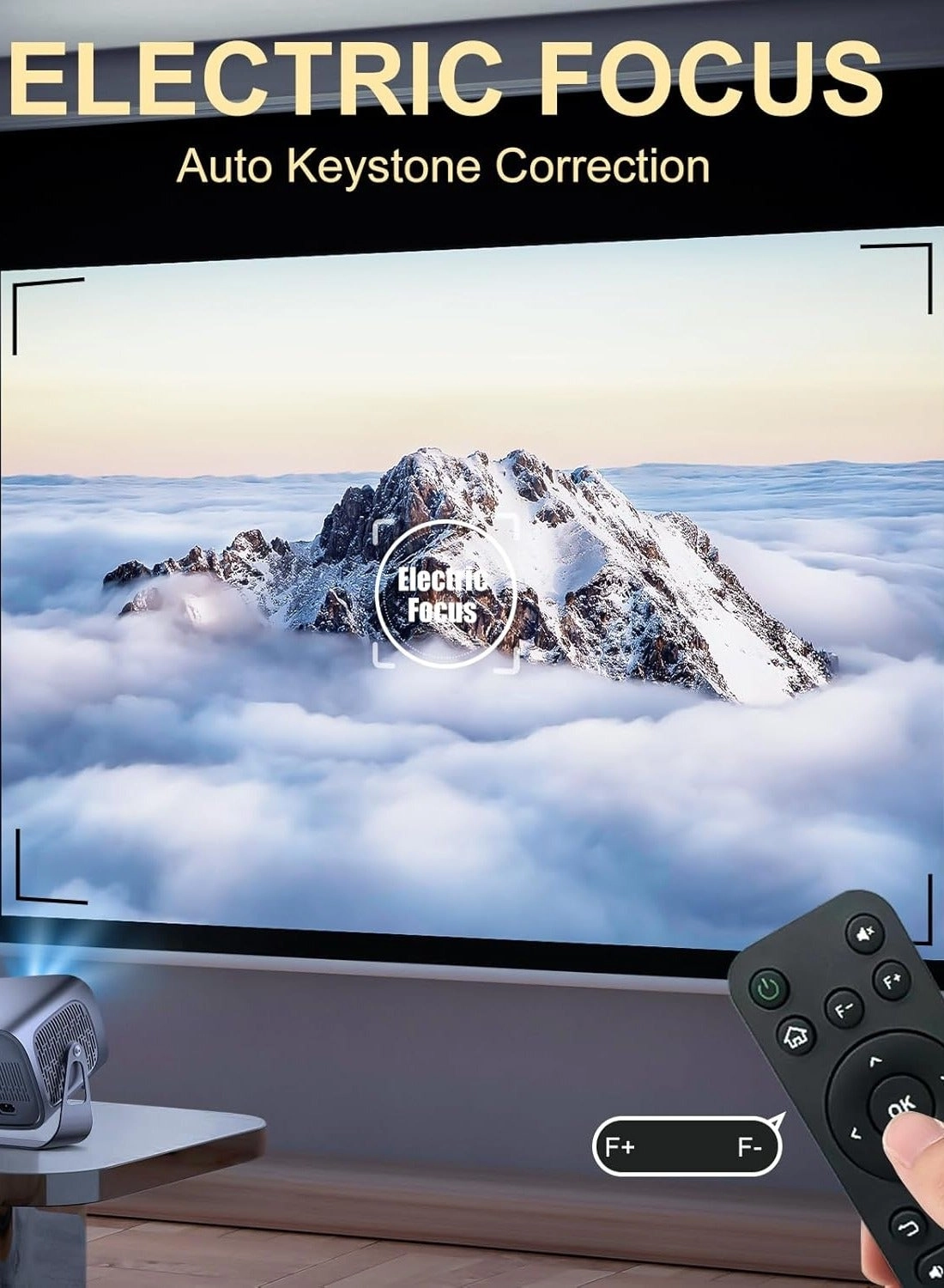 Portable 360° Rotating Projector - 220 lm 1280x1024