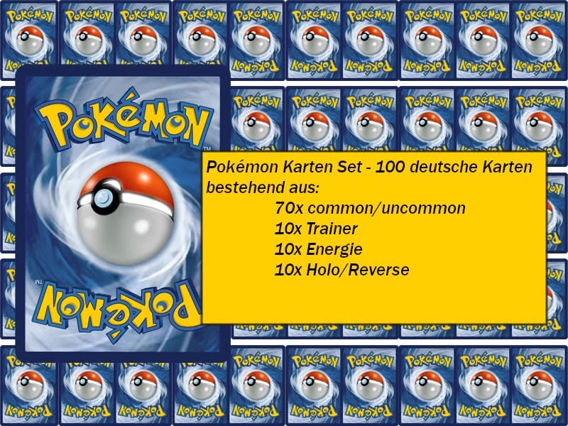 Pokémon Card Set - German 100pcs