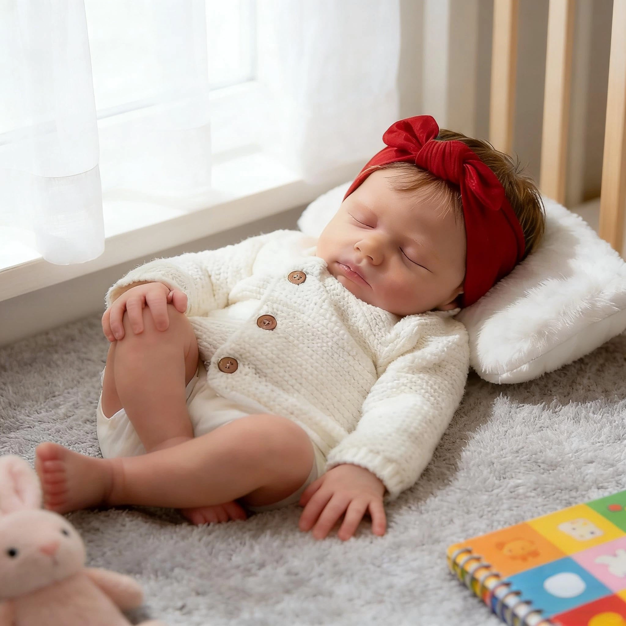 LOULOU Reborn Baby Doll - 20 Inch Vinyl Girl Ages 3+