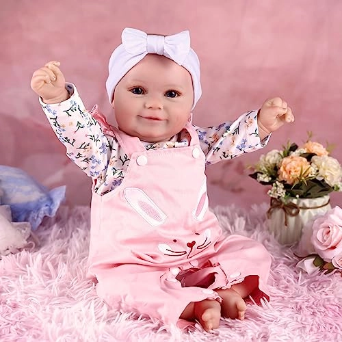 Reborn Baby Doll - 20 Inch Soft Fabric Vinyl Ages 3+