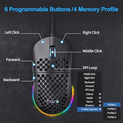 Falcon M1SE Gaming Mouse - USB