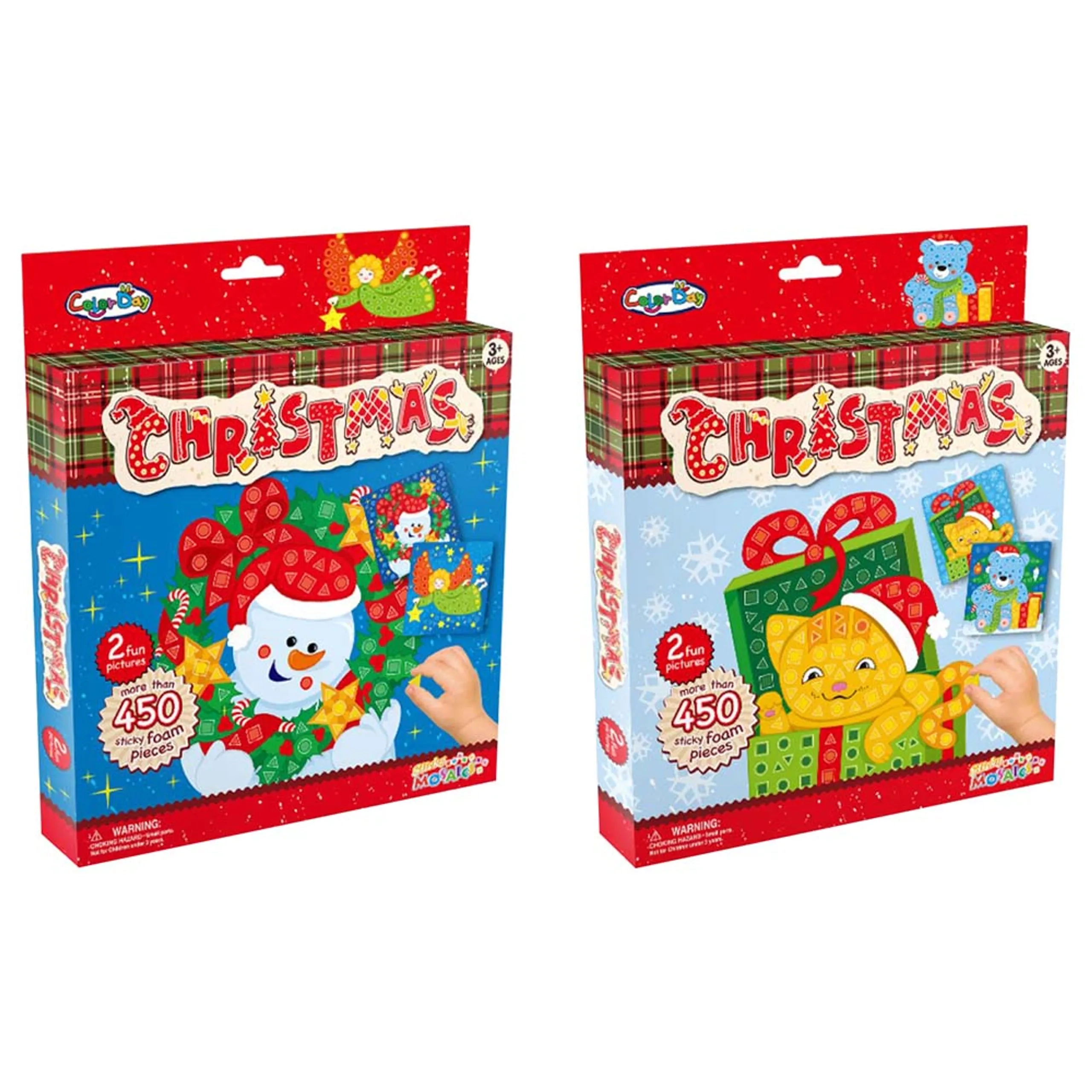 BrainGiggles DIY Mosaic Christmas Tree Sticker - Christmas Tree 300 pieces