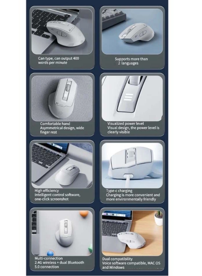 S6 Smart Voice Mouse - Wireless