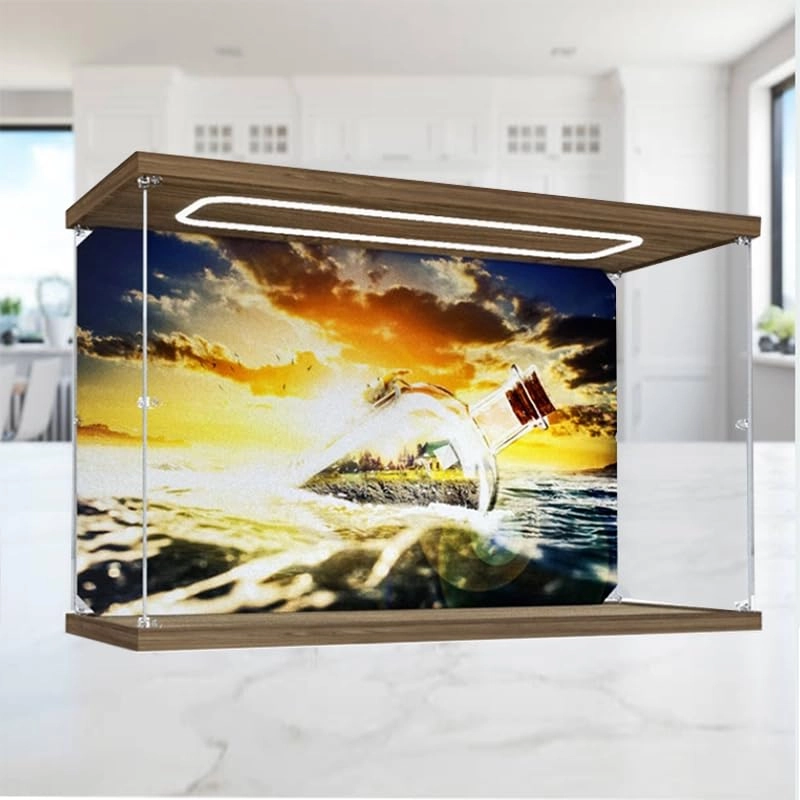 Clear Acrylic Display Case - Lego