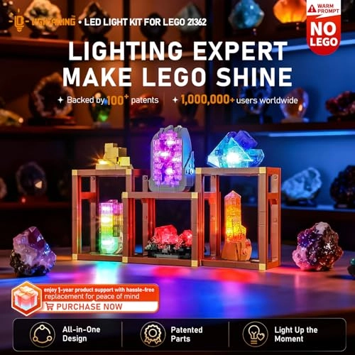 LED Light for LEGO-21362 Mineral Collection