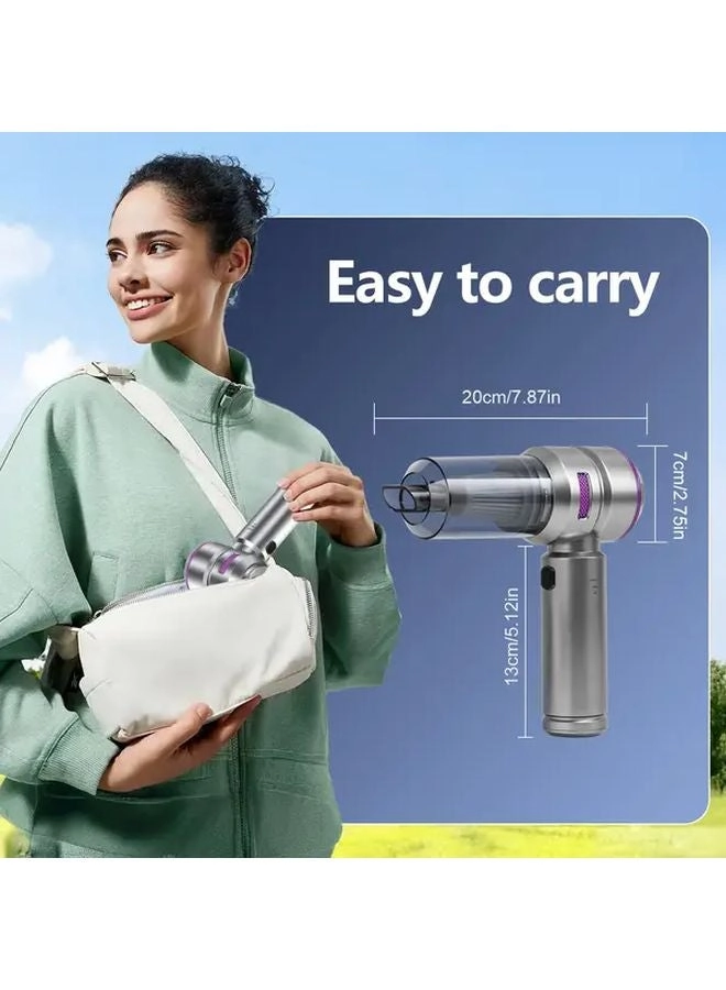 4-in-1 Wireless Handheld Vacuum Cleaner - 2000mAh