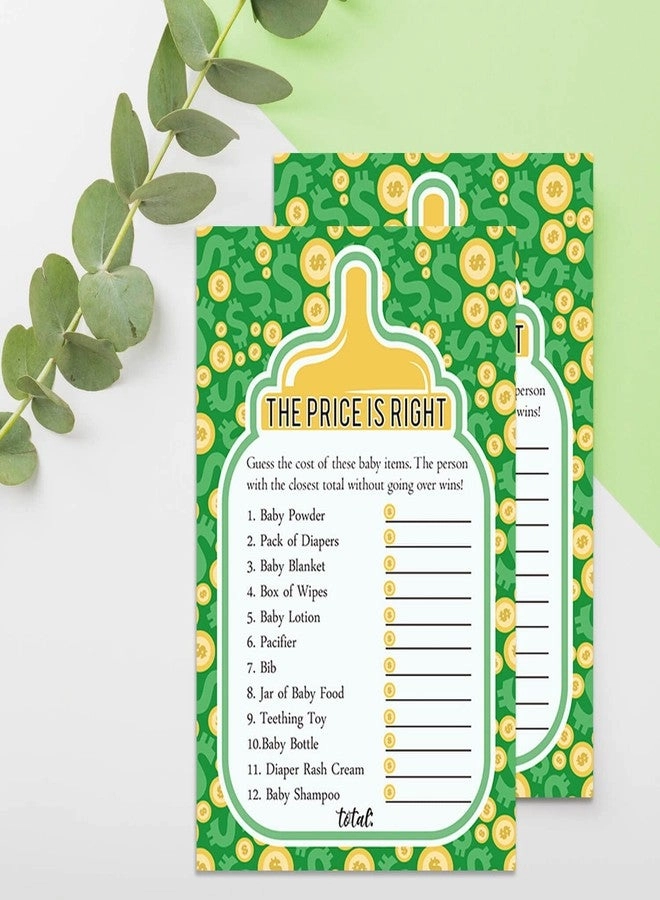 Price Is Right Baby Shower Game - Set of 50