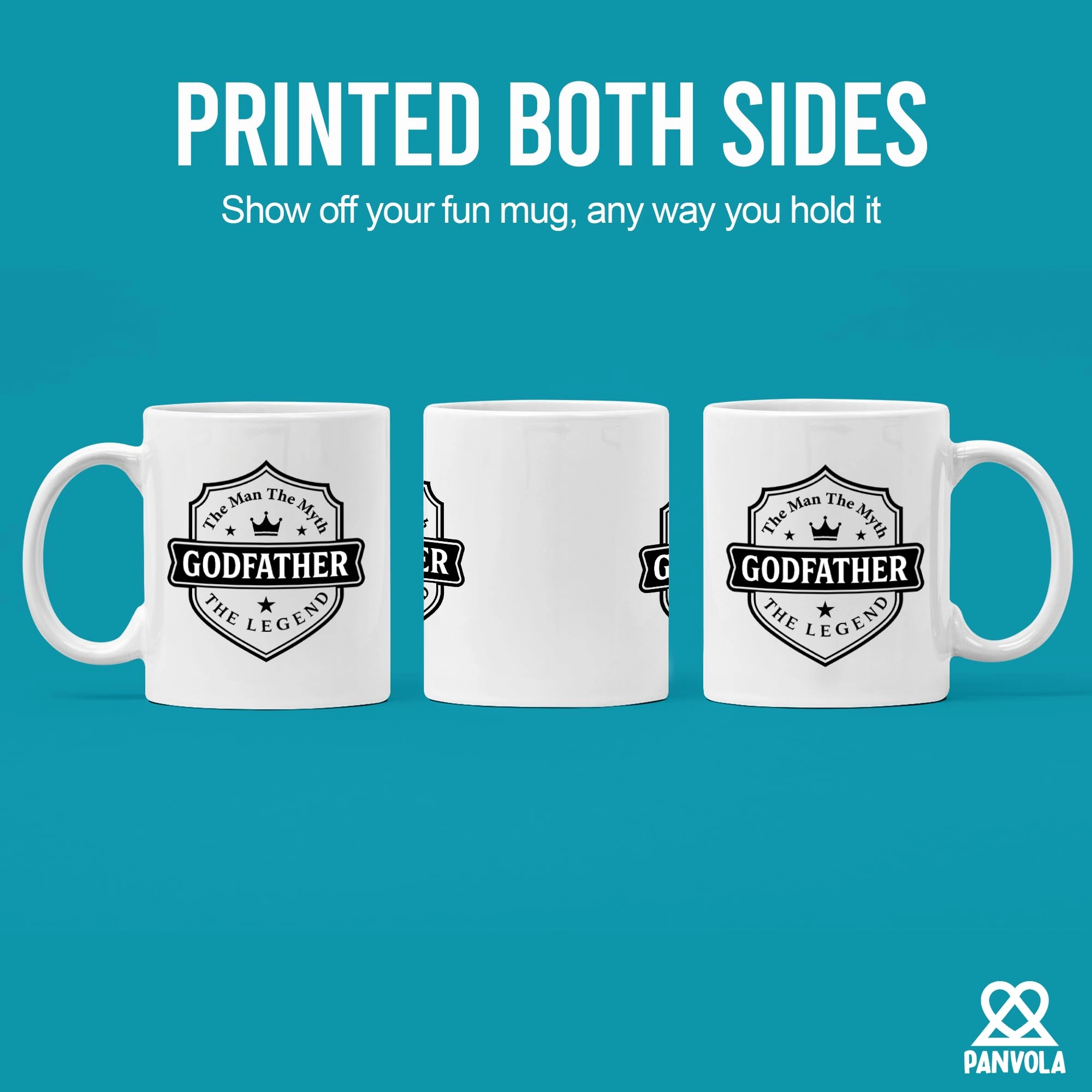 Godfather The Man The Myth The Legend Ceramic Mug - 1 pcs