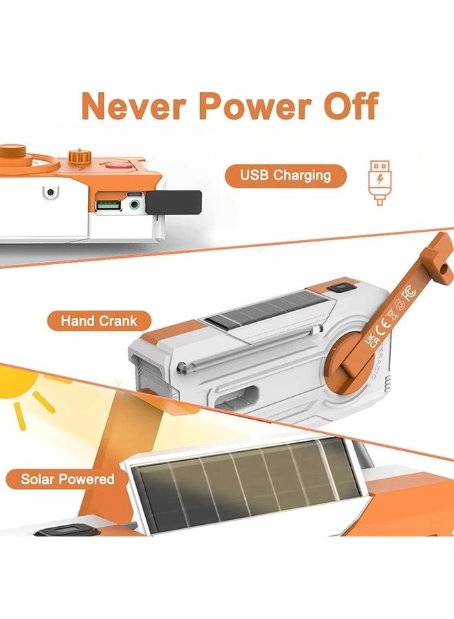 Hand Crank Emergency Radio - 5000mAh