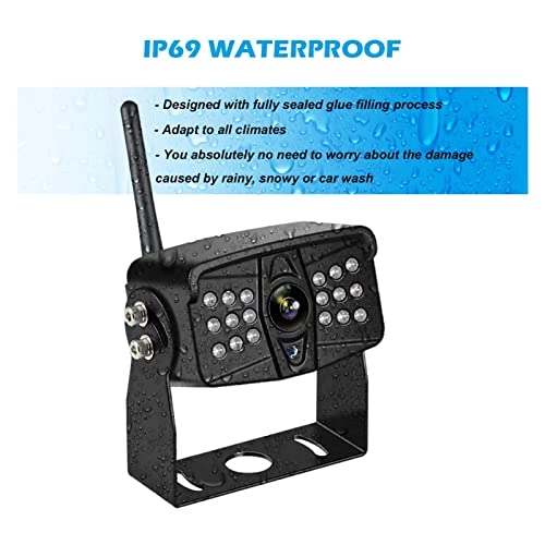 Car Monitor Rear View Backup Camera - Night vision Wireless 1080P