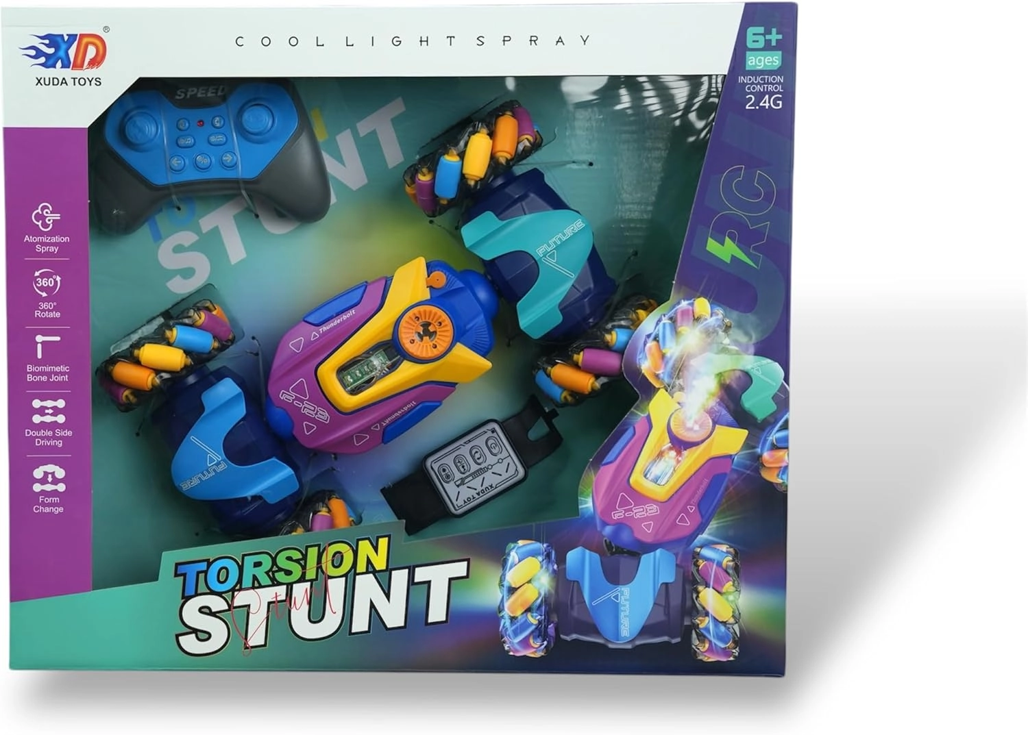 COLOR LAND CHILDRENS TOYS CENTER LLC Xuda Toys Torsion Stunt RC Car