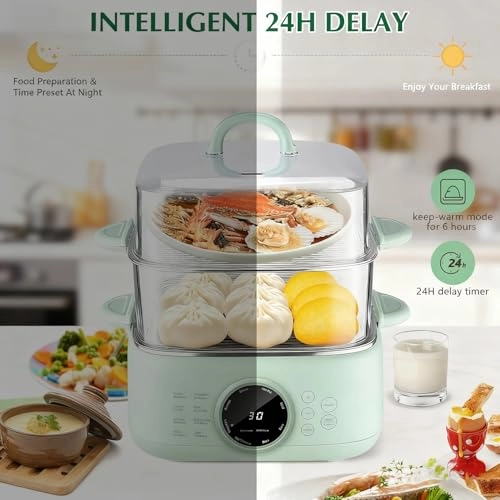Electric Food Steamer - 9.3L