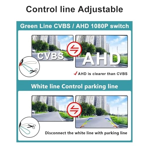 Reverse Camera - Night vision Wire 1920x1080P