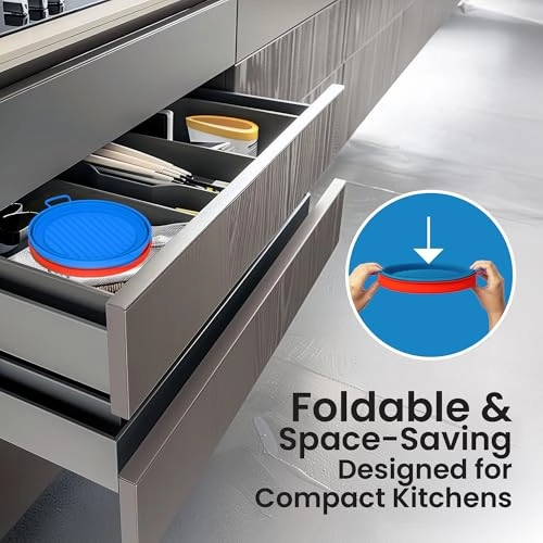 Air Fryer Silicone Liner - Food-grade silicone 2 Pack