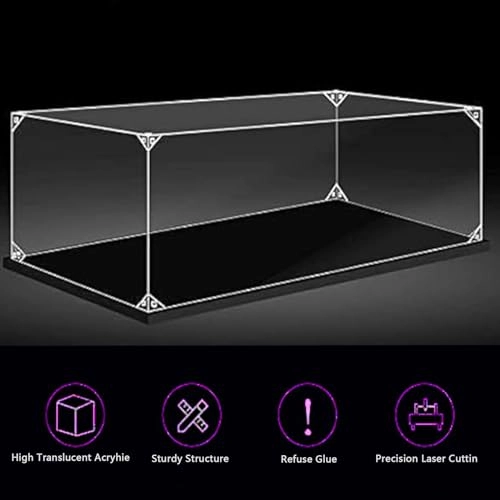 Acrylic Display Case for LEGO Type A Chalet 21338 - Gift Block Model Collector Series - 3mm thickness