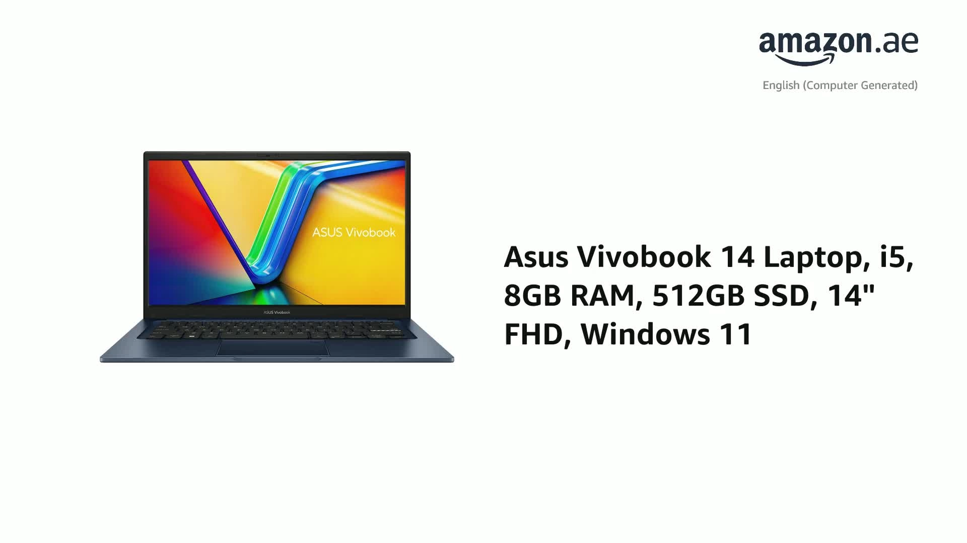Vivobook 14 X1404Z - 14'' i3-1215U 8GB DDR4 512GB SSD