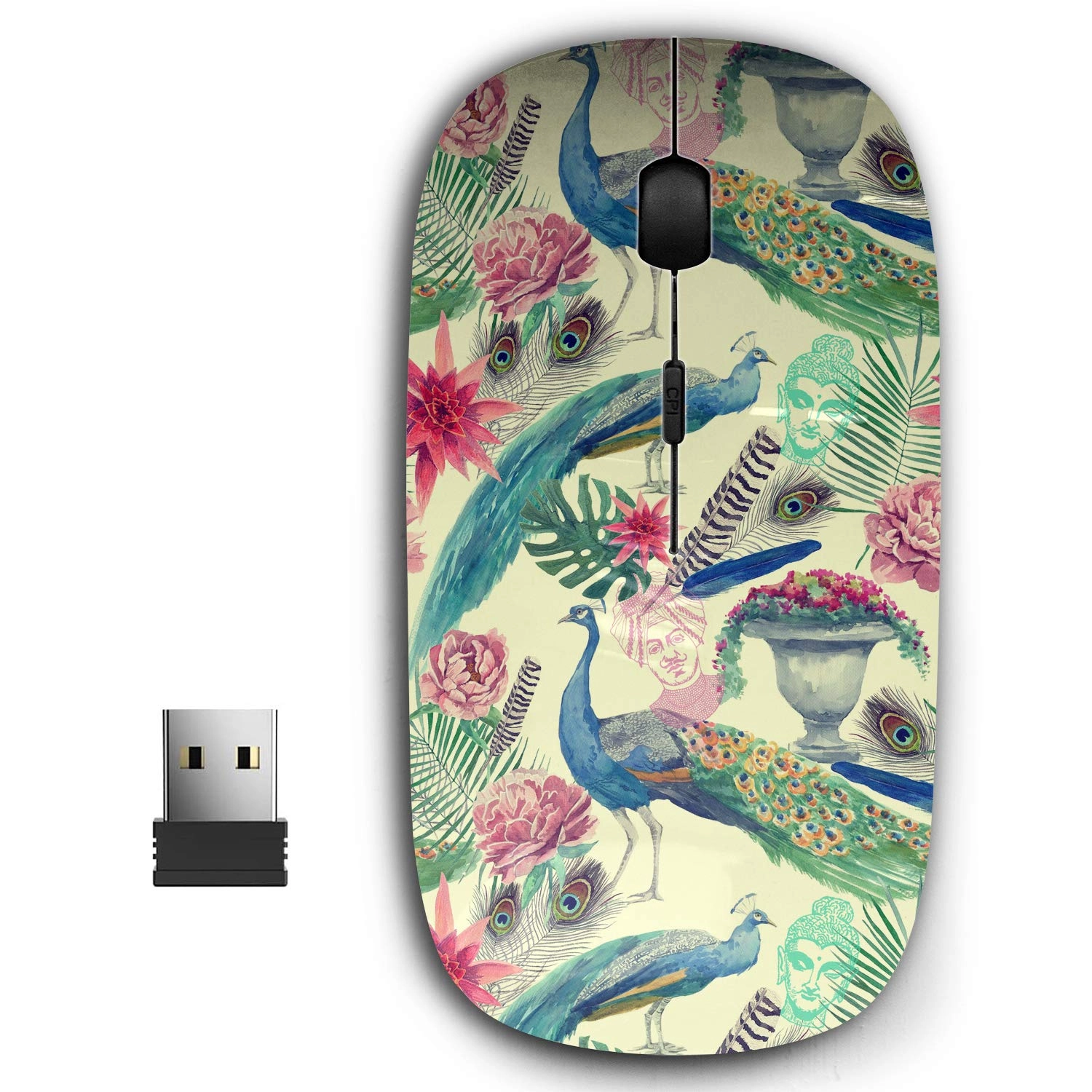 Ergonomic Portable Mouse - USB Wireless