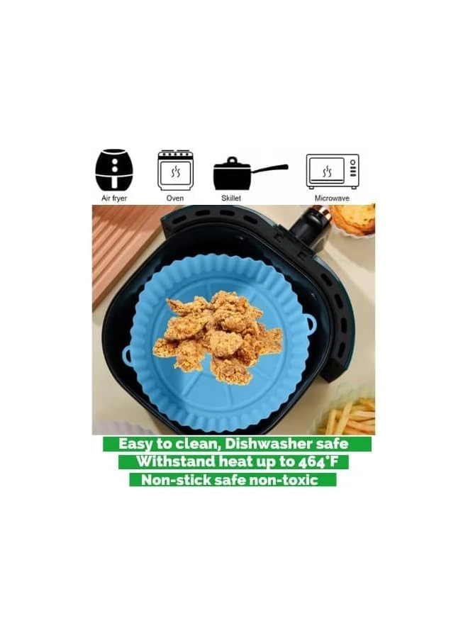 Air Fryer Silicone Pot - silicon 1 x Silicone Air Fryer