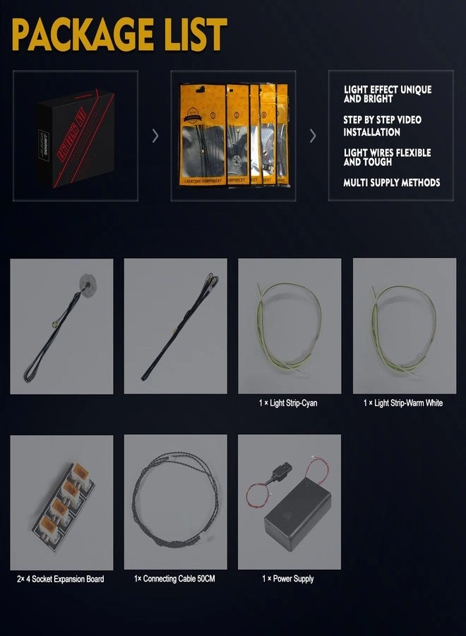 Light Kit - for LEGO Tales of The Space Age 21340 DIY Lighting