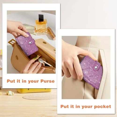 2x3" 52 Pockets PU PVC Paper Photo Album