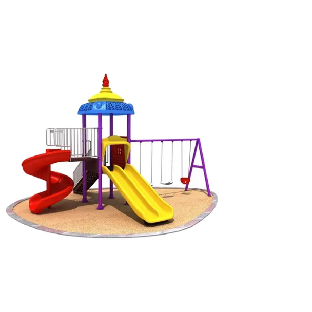 Mega Kids Flower Playsets - Swings And Slide Multi Colour