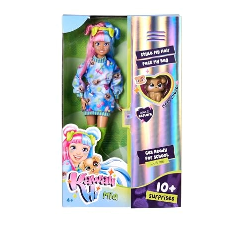 Mia Dressing Doll - 26 cm Pink and blue Ages 4+