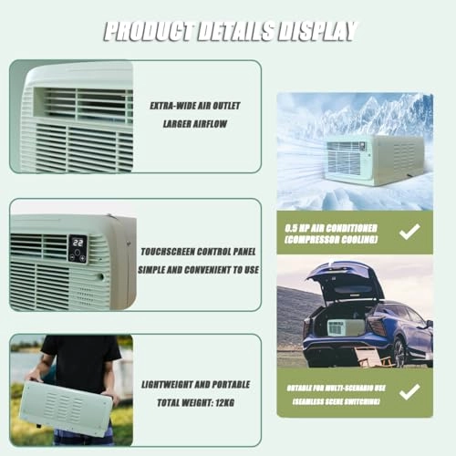 Portable Mobile Tent Air Conditioner - 1200w/1400w