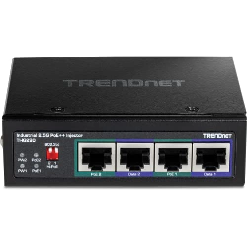 TI-IG290 - 56 Volts (DC) 95 Watts 2 IEEE 802.3af IEEE 802.3at IEEE 802.3bt 2.5 Gigabits Per Second 180W