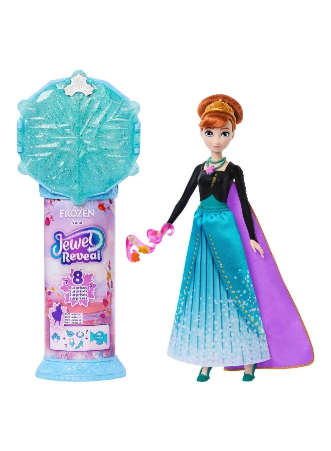 Disney Anna Fashion Doll - Jewel Reveal 8 Surprises
