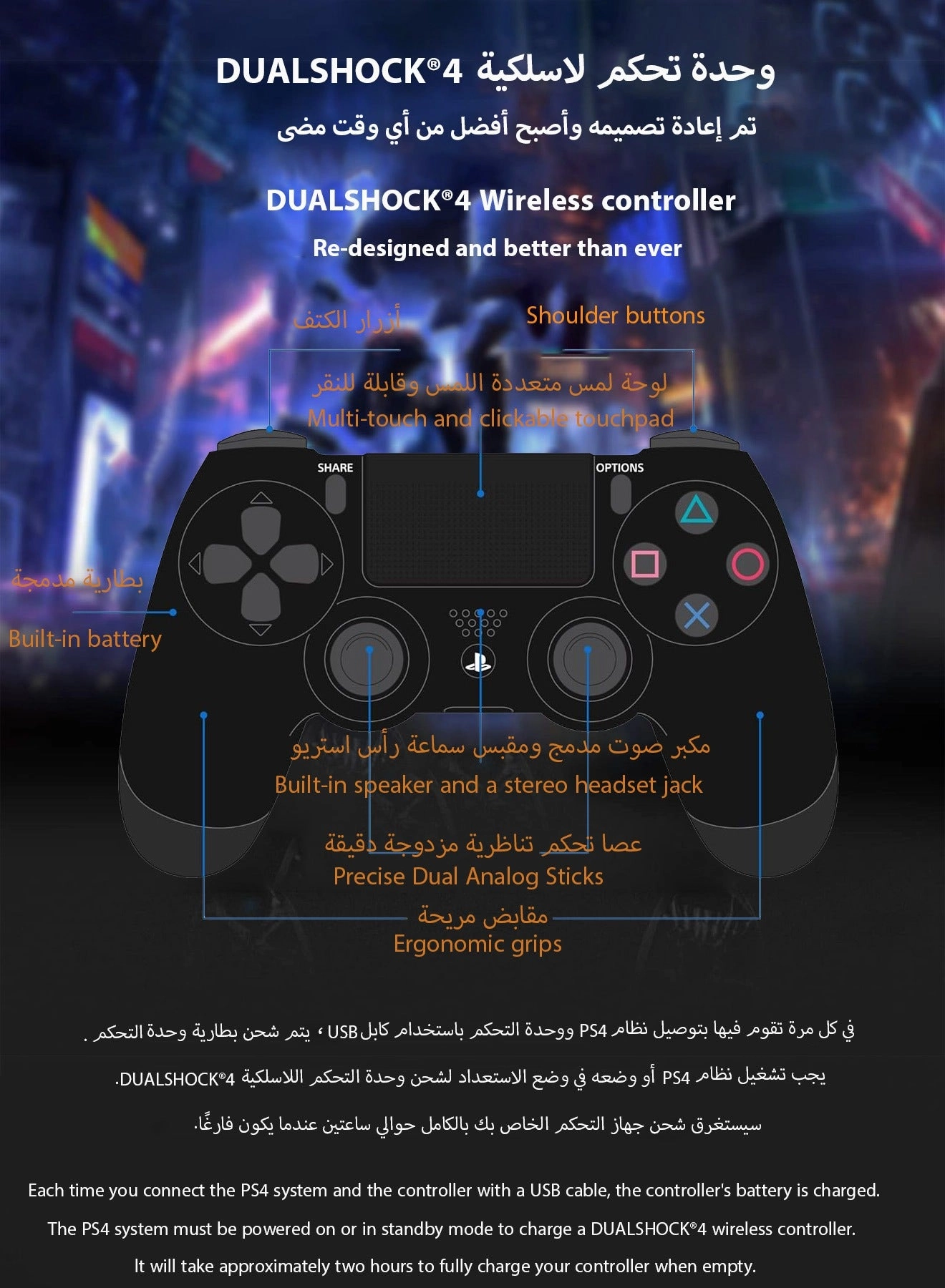 DualShock 4 V2 Wireless Controller (PS4) Glacier White