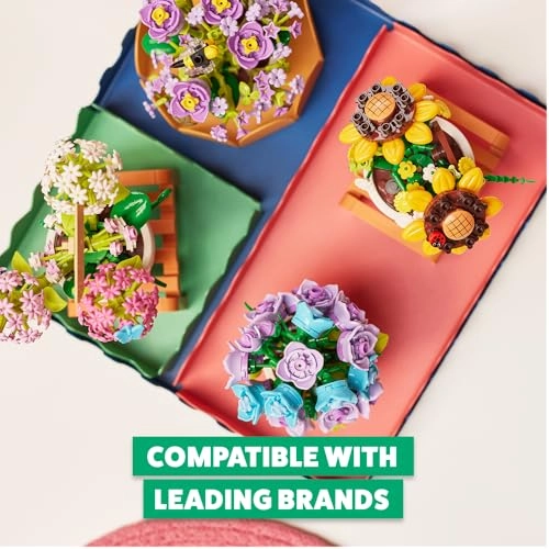 Garden Pot Plants Building Bricks Collection - Sunflower 233 pcs