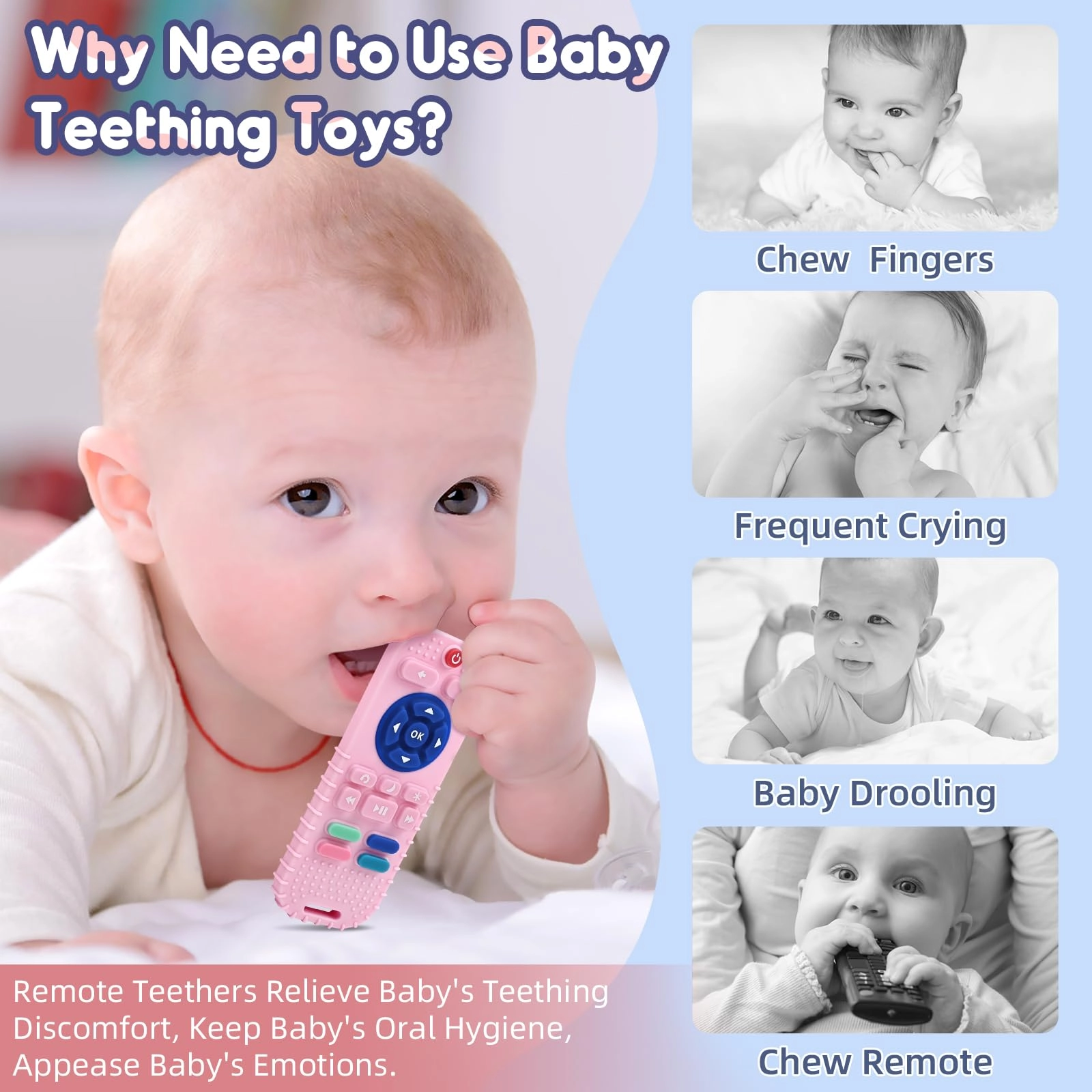 Remote Control Teether - Silicone