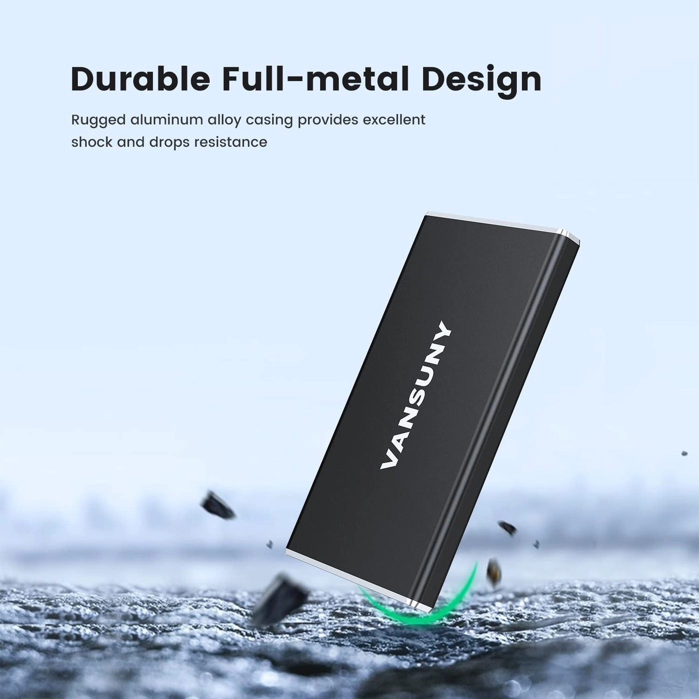 Portable External SSD - 500GB