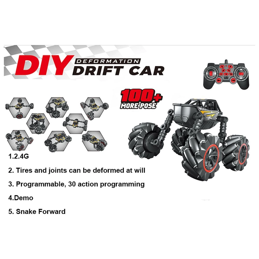 Transformable Drifting Stunt RC Cars