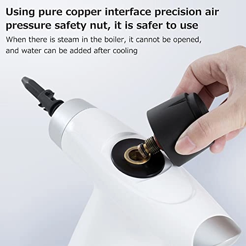 Small Handheld Steam Cleaner - White 1.37 Kilograms