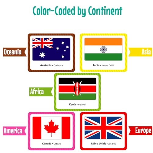 Juego de Memoria de Banderas del Mundo - 24 months and up 100 pieces